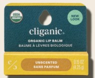 Organic Unscented Lip Balm by Cliganic