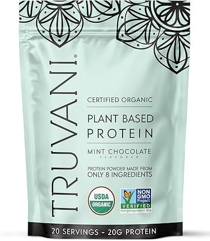 Organic Plant Based Protein Mint Chocolate by Truvani