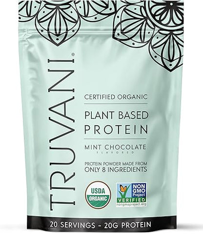 Organic Plant Based Protein Mint Chocolate by Truvani