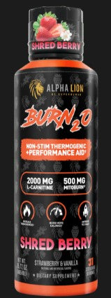 Burn2O Thermogenic Liquid Shred Berry by Alpha Lion