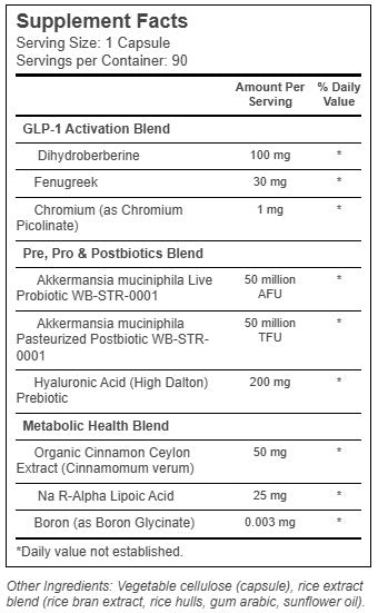 GLP-1 Complex Capsules by Nature's Fusions