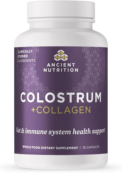 Colostrum + Collagen Capsules by Ancient Nutrition