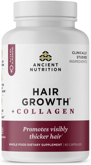 Hair Growth + Collagen Capsules by Ancient Nutrition