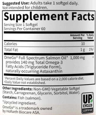 Norwegian Salmon Oil Softgels by Garden of Life