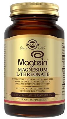 Magtein Magnesium L-Threonate Capsules by Solgar