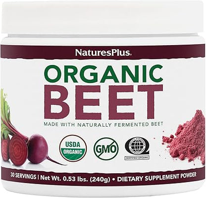 Oganic Beet Root Powder by Nature's Plus