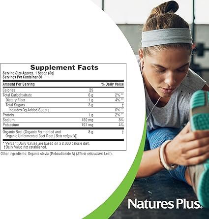 Oganic Beet Root Powder by Nature's Plus