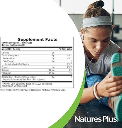 Oganic Beet Root Powder by Nature's Plus
