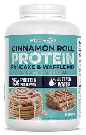 Protein Pancake and Waffle Mix Cinnamon Roll by PEScience