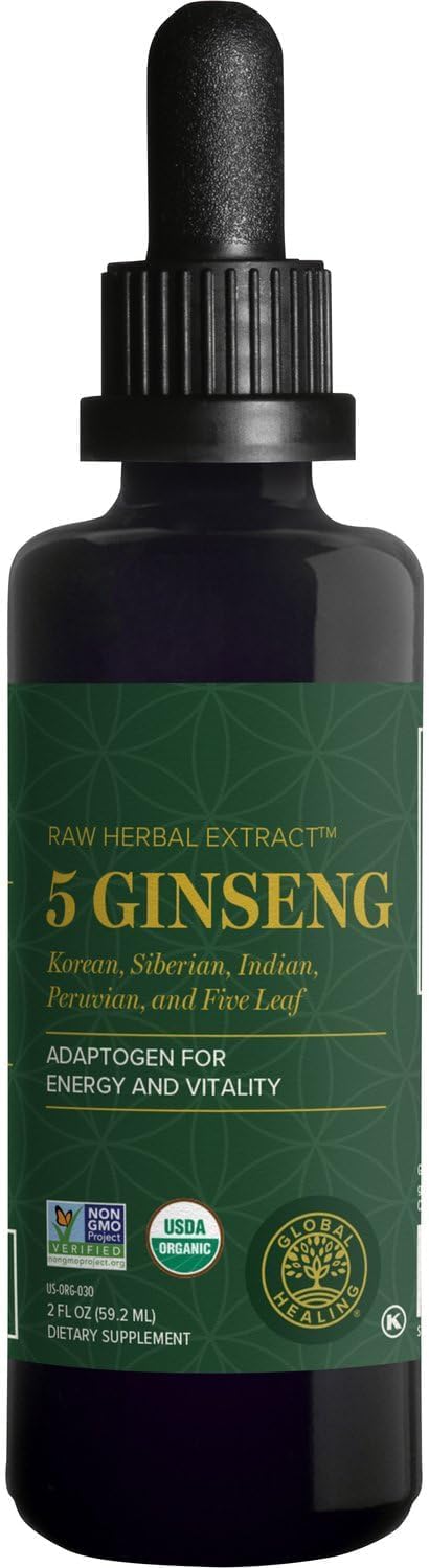 5 Ginseng Liquid Extract by Global Healing