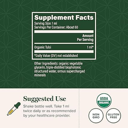 Tulsi Holy Basil Liquid Extract by Global Healing