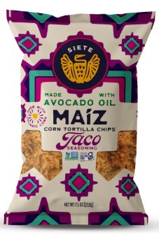 Corn Tortilla Chips Taco Seasoned by Siete