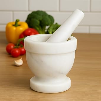 Marble Mortar & Pestle