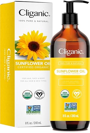 Organic Sunflower Oil by Cliganic