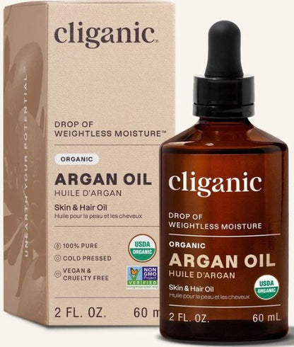 Argan Oil for Hair & Skin by Cliganic