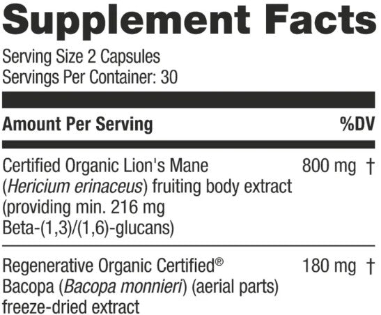 Lion's Mane Mushroom Capsules by Kokora