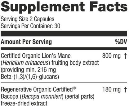 Lion's Mane Mushroom Capsules by Kokora