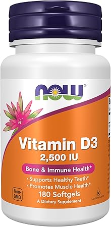 Vitamin D-3 Softgels by Now