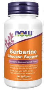 Berberine Glucose Support Softgels by Now