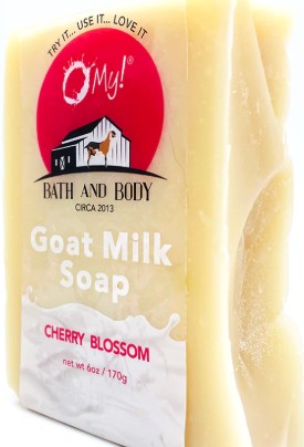 Goat Milk Cherry Blossom Bar Soap by O My!