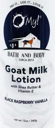 Black Raspberry Vanilla Goat Milk Lotion by O My!