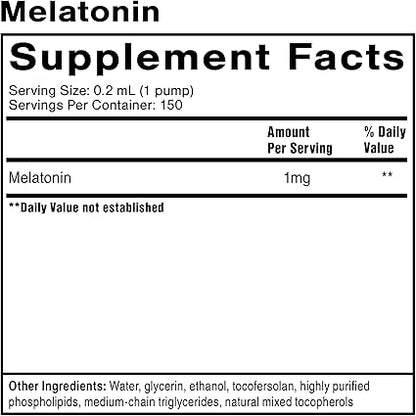 Liposomal Melatonin Liquid by Quick Silver Scientific