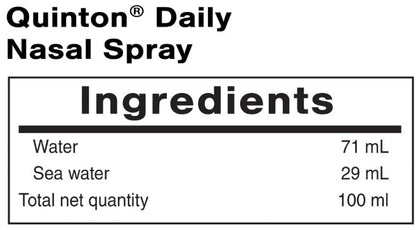 Daily Isotonic Nasal Spray by Quinton Quick Silver Scientific