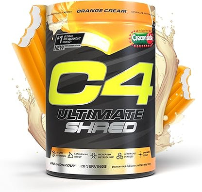C4 Ultimate Shred Preworkout Orange Creamsicle by Cellucor