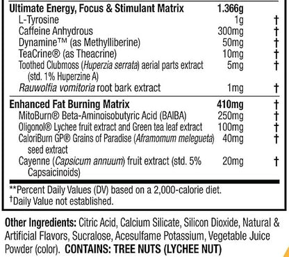 C4 Ultimate Shred Preworkout Orange Creamsicle by Cellucor