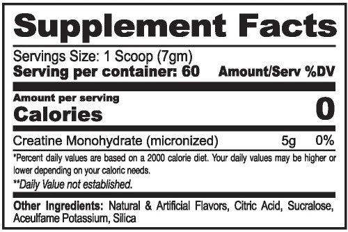 Creatine Plus Watermelon Powder by Metabolic Nutrition