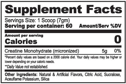 Creatine Plus Watermelon Powder by Metabolic Nutrition