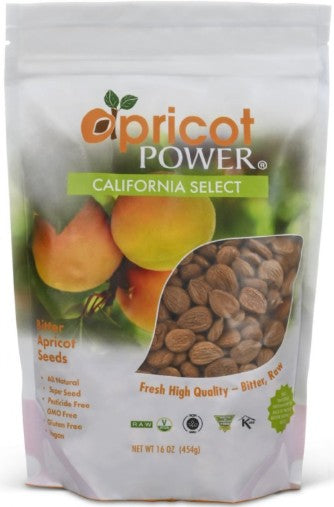 California Select Bitter Apricot Seeds by Apricot Power