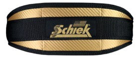 Lifting Belt 4" Gold Carbon Fiber by Schiek