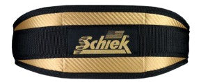 Lifting Belt 4" Gold Carbon Fiber by Schiek