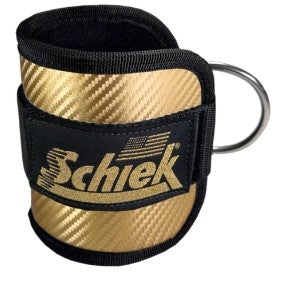 Ankle Cuffs Gold Carbon Fiber by Schiek