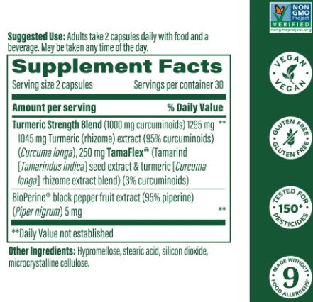 Fast Acting Turmeric Capsules by MegaFood