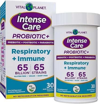 Probiotics Respiratory+ Immune Formula Capsules by Vital Planet