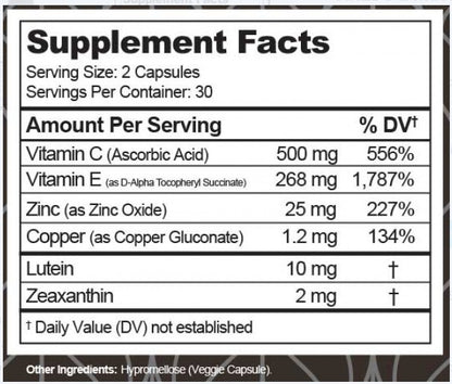 Macular Support Capsules by Lunovus