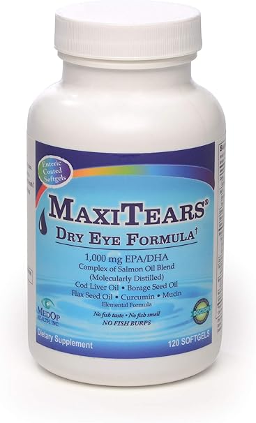 MaxiTears Dry Eye Formula Softgels by Lunovus