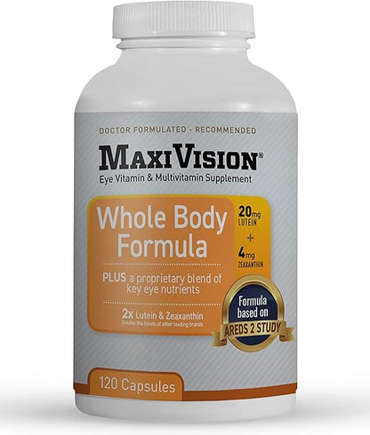 MaxiVision Whole Body Eye & Multivitamin Capsules by Lunovus