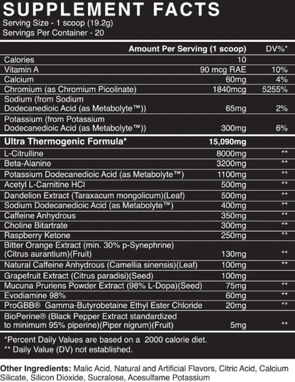 Scorch Anabolic Warfare PreWorkout Hawaiian Kill Shot by BlackMarket