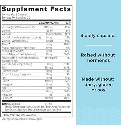 Prenatal Multivitamin Capsules by Ancient Nutrition