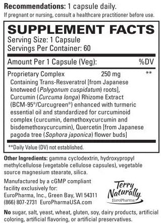 Resveratrol Complex Capsules by Terry Naturally