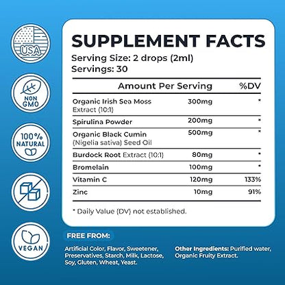 Liquid Sea Moss Apple Flavor by True Sea Moss