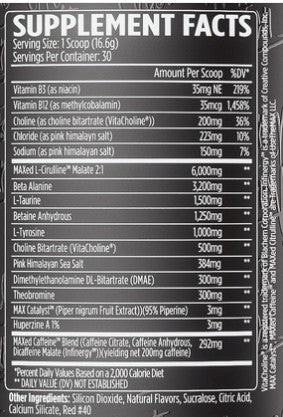 KXR Stacked PreWorkout Powder Blue Shark Gummy by VMI Sports