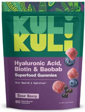 Berry Beautiful Superfood Gummies Sour Berry by Kuli Kuli