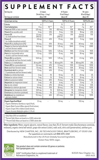 Liquid Multivitamin Mixed Berry by New Chapter
