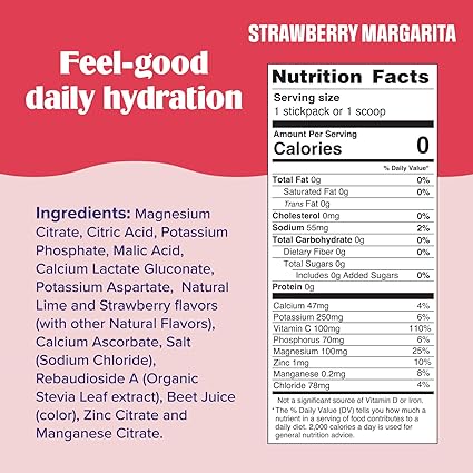 Electrolyte Powder Strawberry Margarita by Ultima