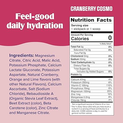 Electrolyte Powder Cranberry Cosmo by Ultima