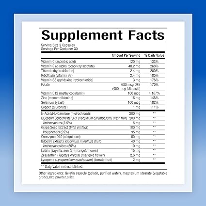Advanced Eye Factors Capsules by Natural Factors